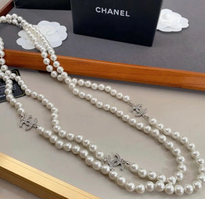 CC Pearl Necklace