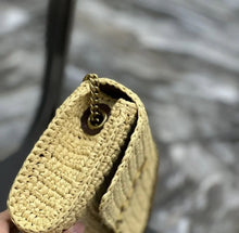 Load image into Gallery viewer, Kate Raffia Tassel Chain Bag
