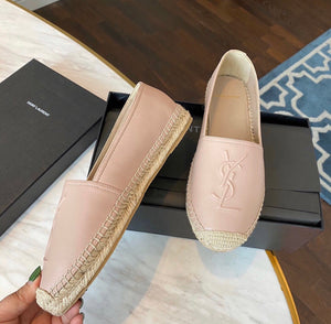 Monogram Leather Espadrilles