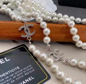 CC Pearl Necklace