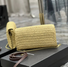 Load image into Gallery viewer, Kate Raffia Tassel Chain Bag
