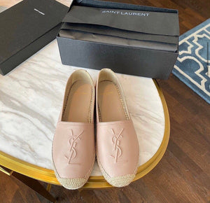 Monogram Leather Espadrilles