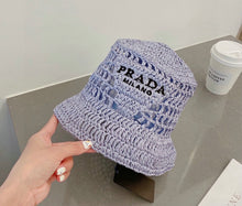 Load image into Gallery viewer, Raffia Bucket Hat
