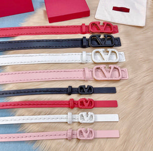 V Logo Belt