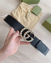 Load image into Gallery viewer, Pearl Leather Belt
