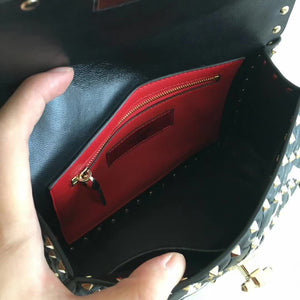 VLTN Spike Chain Bag