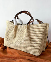 Load image into Gallery viewer, Raffia Tote
