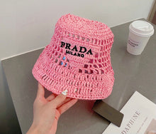 Load image into Gallery viewer, Raffia Bucket Hat
