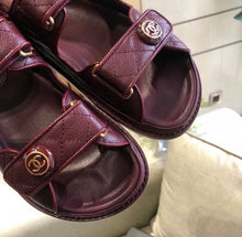 Load image into Gallery viewer, CC Leather Button Sandals
