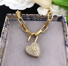 Load image into Gallery viewer, Heart Lock Bracelet
