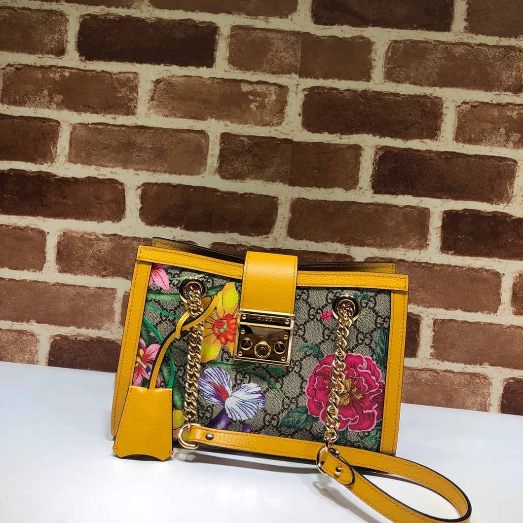 Padlock Flora Shoulder Bag