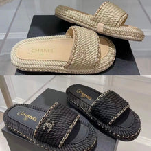 Load image into Gallery viewer, CC Chain Sandals
