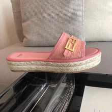 Load image into Gallery viewer, Logo Leather Espadrilles
