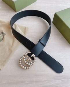 Pearl Leather Belt