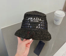 Load image into Gallery viewer, Raffia Bucket Hat
