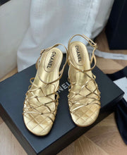 Load image into Gallery viewer, CC Leather Sandals
