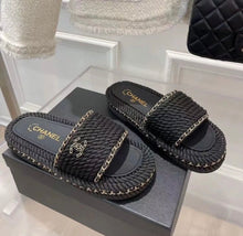 Load image into Gallery viewer, CC Chain Sandals
