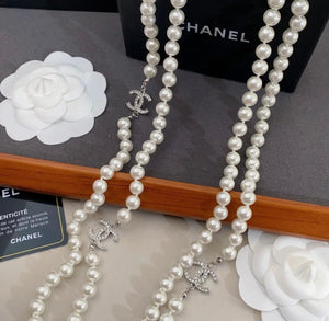 CC Pearl Necklace