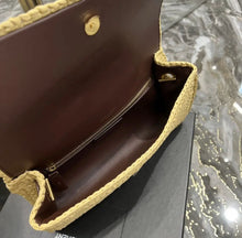 Load image into Gallery viewer, Kate Raffia Tassel Chain Bag
