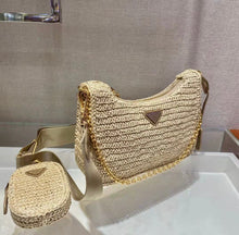 Load image into Gallery viewer, Re Edition Raffia Bag
