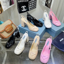 Load image into Gallery viewer, Patent Slingback Pumps
