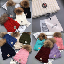 Load image into Gallery viewer, Fur Pom Hat
