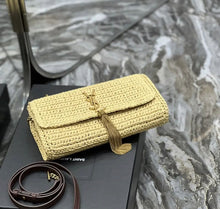 Load image into Gallery viewer, Kate Raffia Tassel Chain Bag
