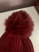 Load image into Gallery viewer, Fur Pom Hat
