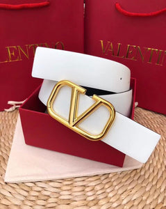 V Logo Belt