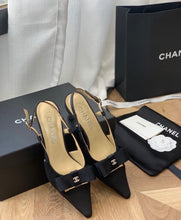 Load image into Gallery viewer, CC Bow Slingbacks
