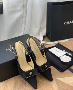 CC Bow Slingbacks