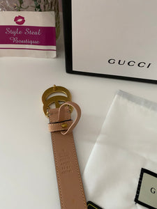 Nude Leather Belt