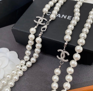 CC Pearl Necklace