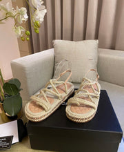 Load image into Gallery viewer, CC Rope Sandals
