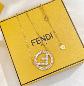 F Logo Necklace