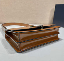Load image into Gallery viewer, Emblem Brushed Leather Bag
