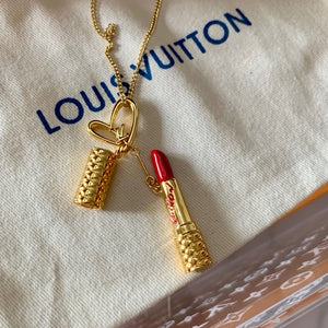 Fall in Love Lipstick Necklace