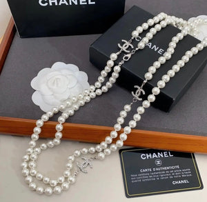 CC Pearl Necklace