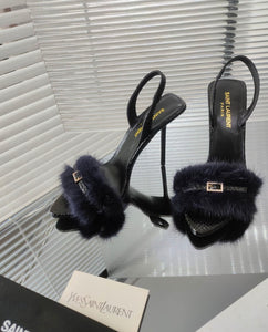 Fur Sandals